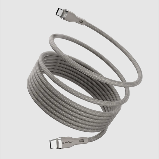 Magnetic Wire USB-C to USB-C 磁吸快充 / 傳輸編織線（240W/60W）-細節圖9