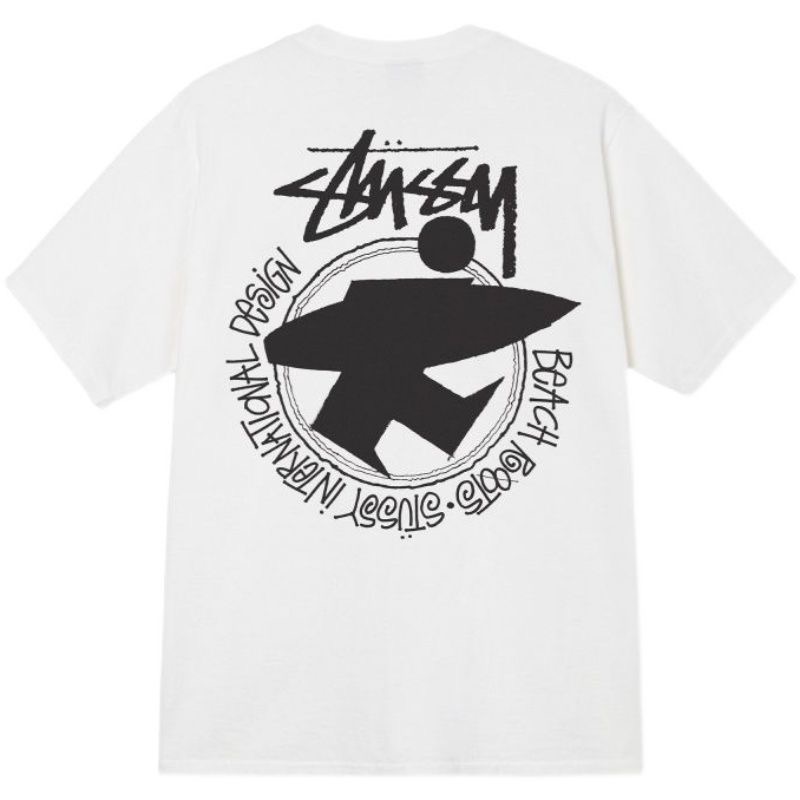STUSSY OL SURFMAN PIG. DYED TEE 衝浪 小人 背大圖 短袖 男女 情侶款-細節圖4