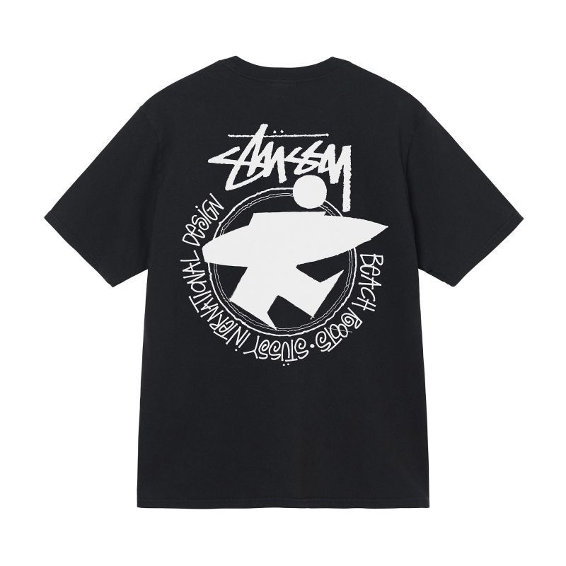 STUSSY OL SURFMAN PIG. DYED TEE 衝浪 小人 背大圖 短袖 男女 情侶款-細節圖7