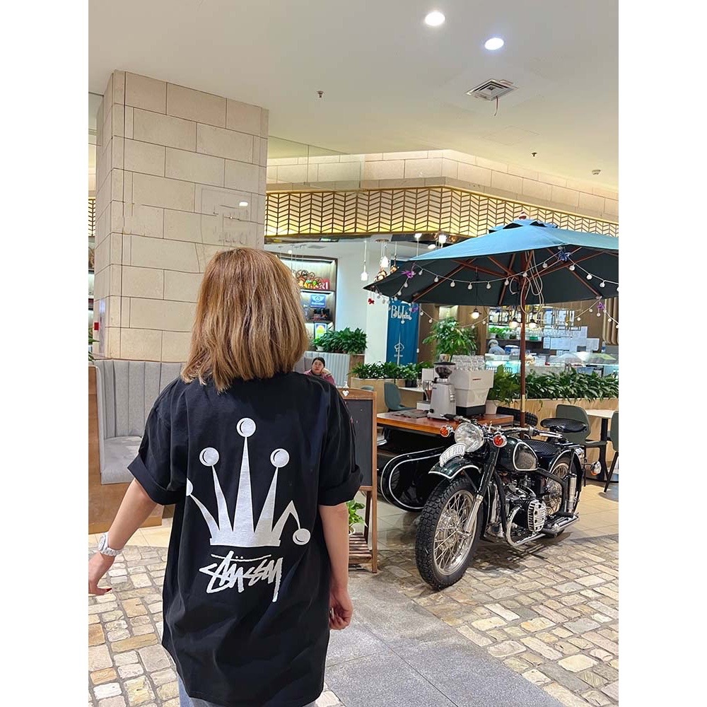 REGAL CROWN PIG DYED TEE  皇冠 草寫LOGO 短袖 男女 情侶款-細節圖9