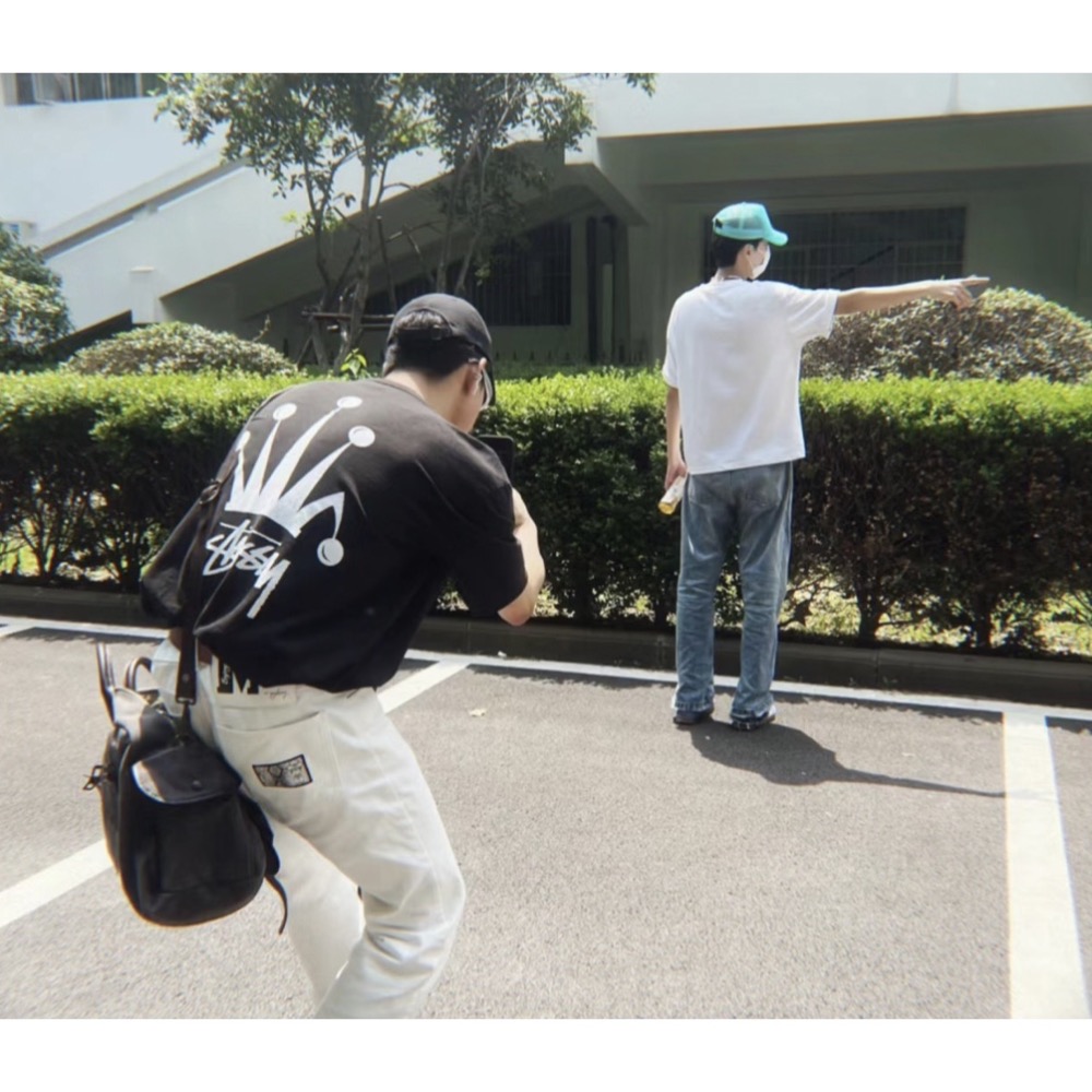 REGAL CROWN PIG DYED TEE  皇冠 草寫LOGO 短袖 男女 情侶款-細節圖10