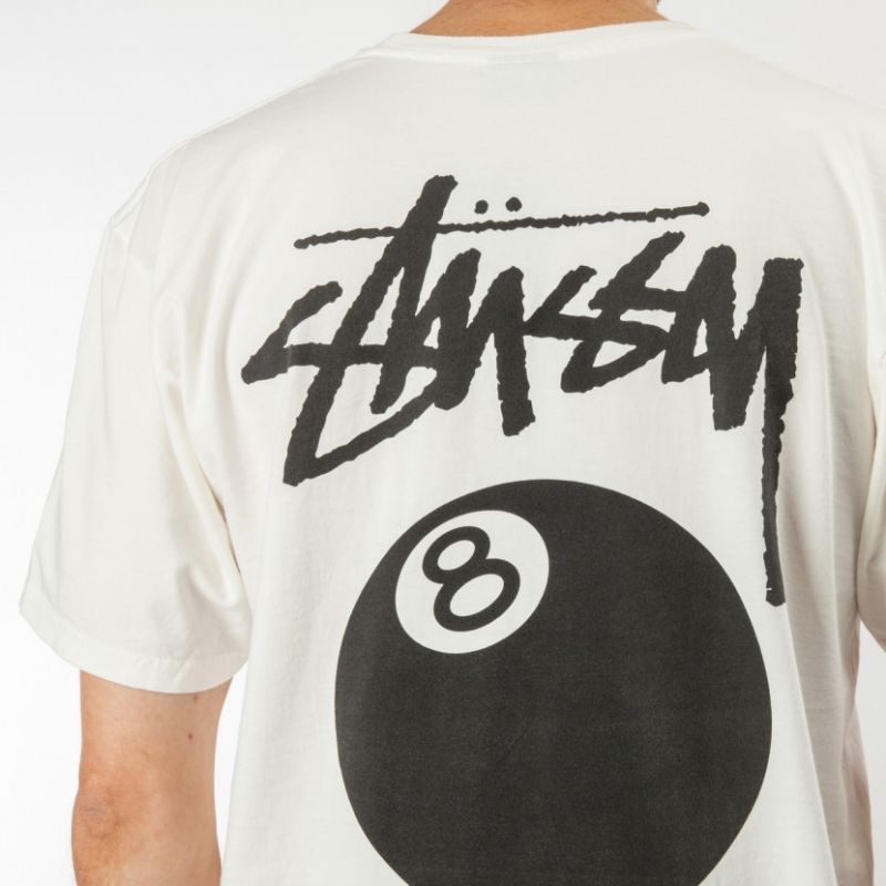 STUSSY 8 BALL TEE 8號球 🎱 撞球 短袖 T恤 男女 情侣款  八號球-細節圖4