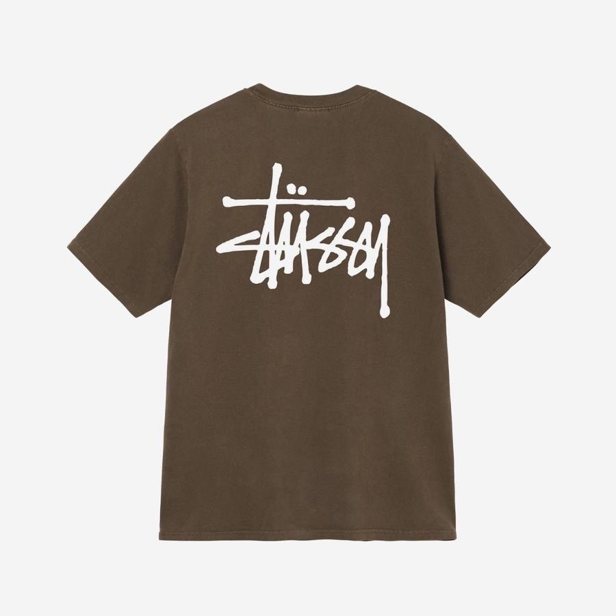 STUSSY BASIC LOGO TEE 印花款 多色 亮彩 夏天 草寫款 男女款 情侶 基本 基礎款-細節圖6