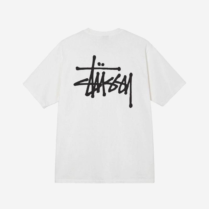 STUSSY BASIC LOGO TEE 印花款 多色 亮彩 夏天 草寫款 男女款 情侶 基本 基礎款-細節圖8