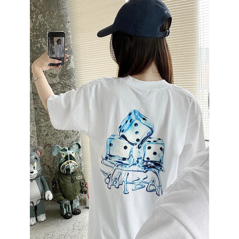 STUSSY MELTED TEE 冰塊🧊 短袖 男女 情侶款-細節圖10