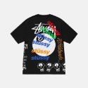 STUSSY SS23 TEST STRIKE PIGMENT DYED TEE 塗鴉款 八號球 短袖 男女 情侶款-規格圖11