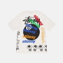 STUSSY SS23 TEST STRIKE PIGMENT DYED TEE 塗鴉款 八號球 短袖 男女 情侶款-規格圖11