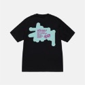 STUSSY 23SS SILHOUETTE LOGO TEE 剪影 骰子 文字 短袖 男女 情侶款-規格圖5