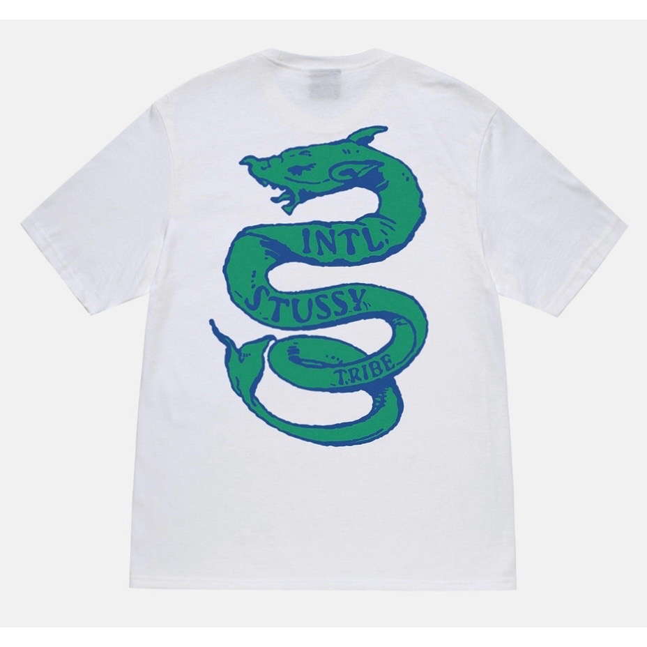 STUSY SERPENT TEE 蛇紋 短袖 男女 情侶款-細節圖2