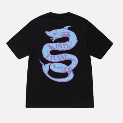 STUSY SERPENT TEE 蛇紋 短袖 男女 情侶款-細節圖6