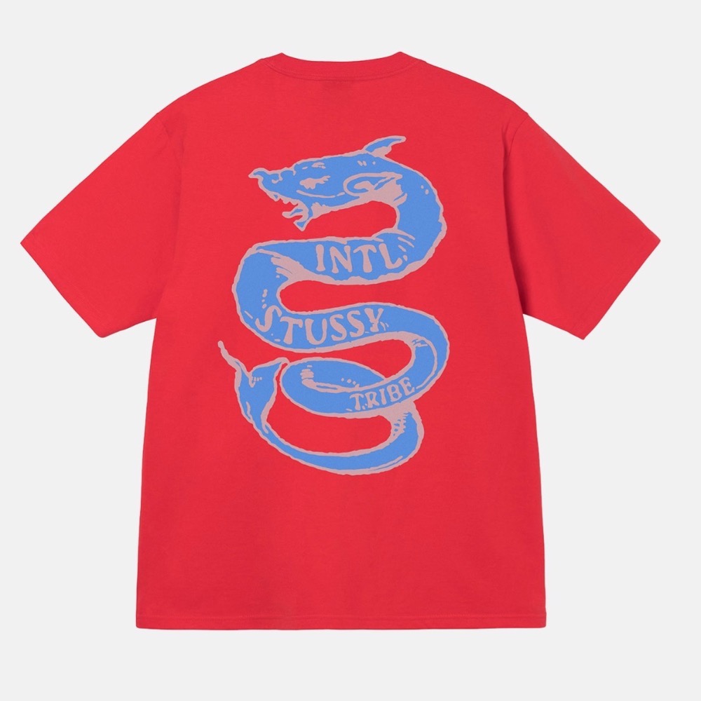 STUSY SERPENT TEE 蛇紋 短袖 男女 情侶款-細節圖7