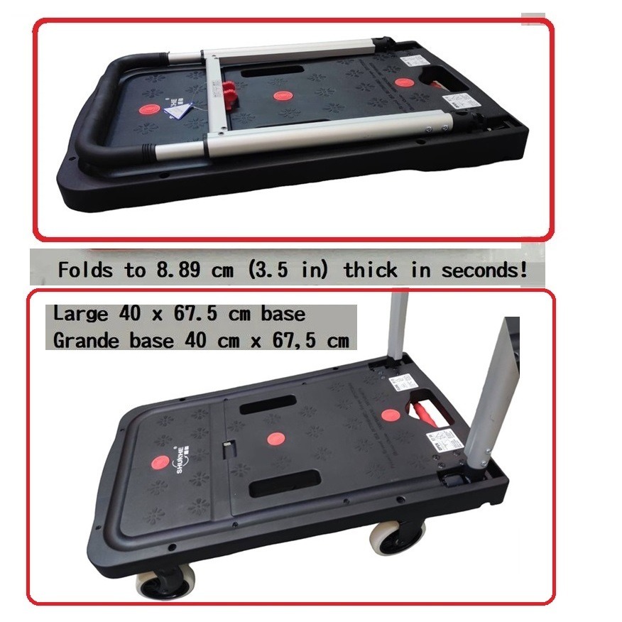 【現貨】好市多同款 FLATFORM 4輪摺疊式平板手推車 載重137公斤 COSTCO 拖車 平板車 搬運車 折疊-細節圖4