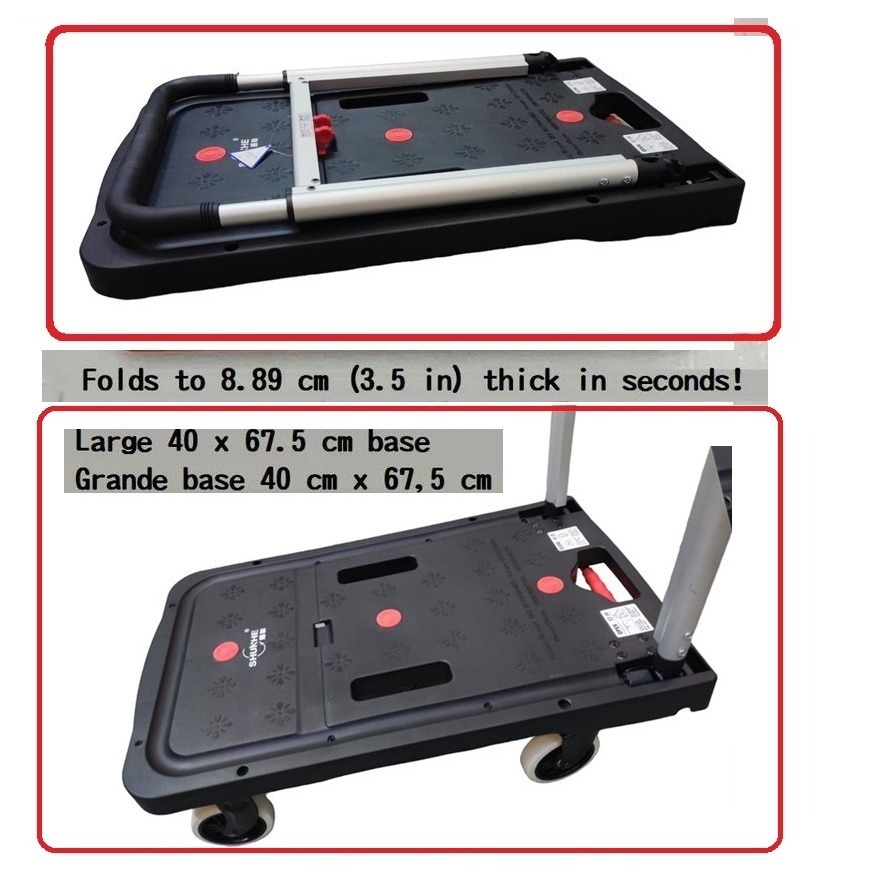 【現貨】好市多同款 FLATFORM 4輪摺疊式平板手推車 載重137公斤 COSTCO 拖車 平板車 搬運車 折疊-細節圖4