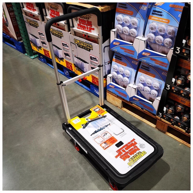 【現貨】好市多同款 FLATFORM 4輪摺疊式平板手推車 載重137公斤 COSTCO 拖車 平板車 搬運車 折疊-規格圖8