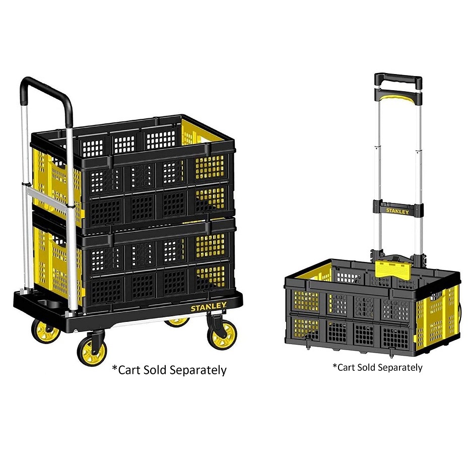 【現貨】STANLEY 摺疊收納籃 收納筐 承重25公斤 可堆疊 史丹利 COSTCO 物流快遞-細節圖4