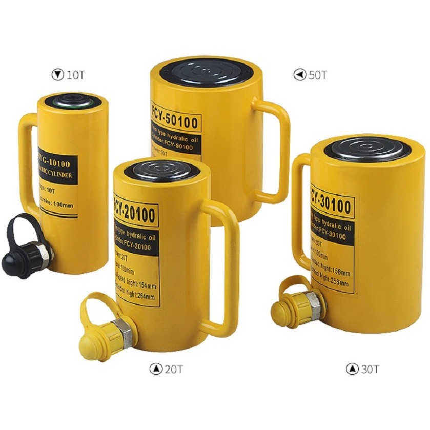 【現貨】長型液壓油壓千斤頂 油壓缸 分離式千斤頂 分體式千斤頂 50T 100mm FCY-50100-細節圖4