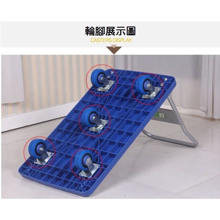 【超承重】折疊手推車 115X65公分平板拖車 耐重600公斤 超靜音 摺疊手推車 搬運車 手拉車 板車 台車-細節圖8