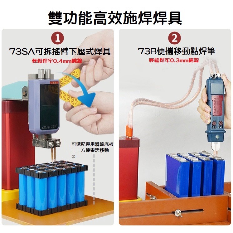 【現貨】2021新版 801D 小型逆變儲能式點焊機 可攜式 大功率 大電流 動力電池點焊機 磷酸鐵鋰 手持碰焊機-細節圖6