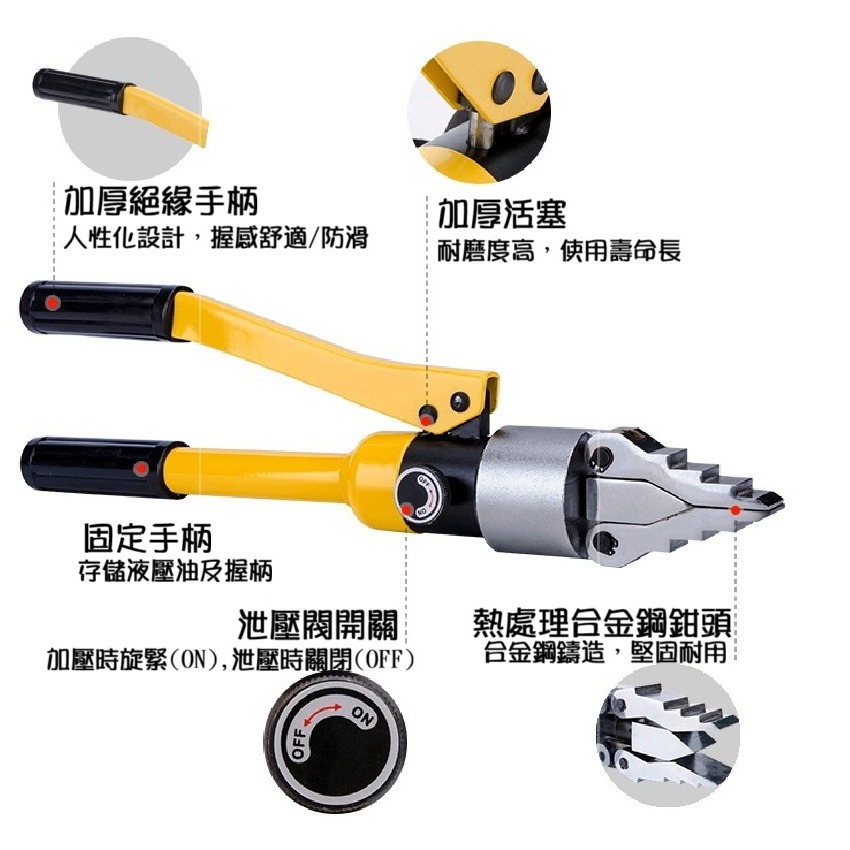 【現貨】油壓液壓法蘭分離器 整體式油壓擴張器 撐開器 輕便手動擴開分離工具 消防破壞工具-細節圖5