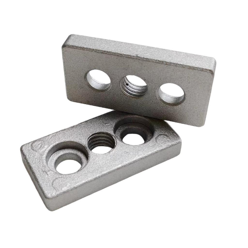 【高雄現貨】鋁型材 2040端面連接板 連接塊 腳杯固定座 腳輪調整腳 支撐底板 壓鑄鋁連接塊-細節圖5