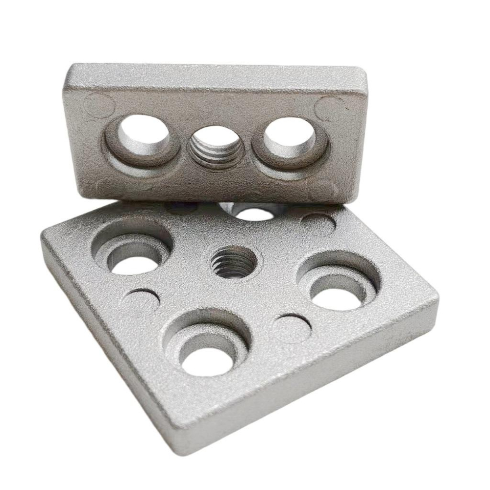 【高雄現貨】鋁型材 2040端面連接板 連接塊 腳杯固定座 腳輪調整腳 支撐底板 壓鑄鋁連接塊-細節圖6