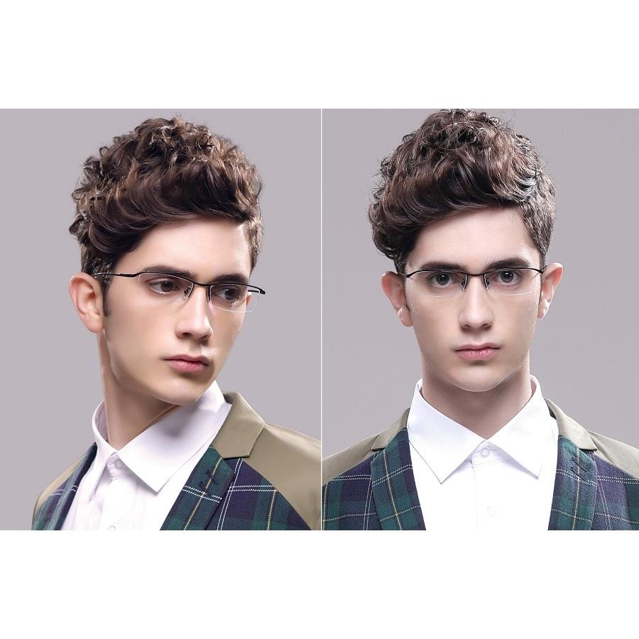 【純鈦】日本 SEIKO 超輕商務男款近視眼鏡 半框鈦鏡架 8克 防過敏 鏡框-細節圖4