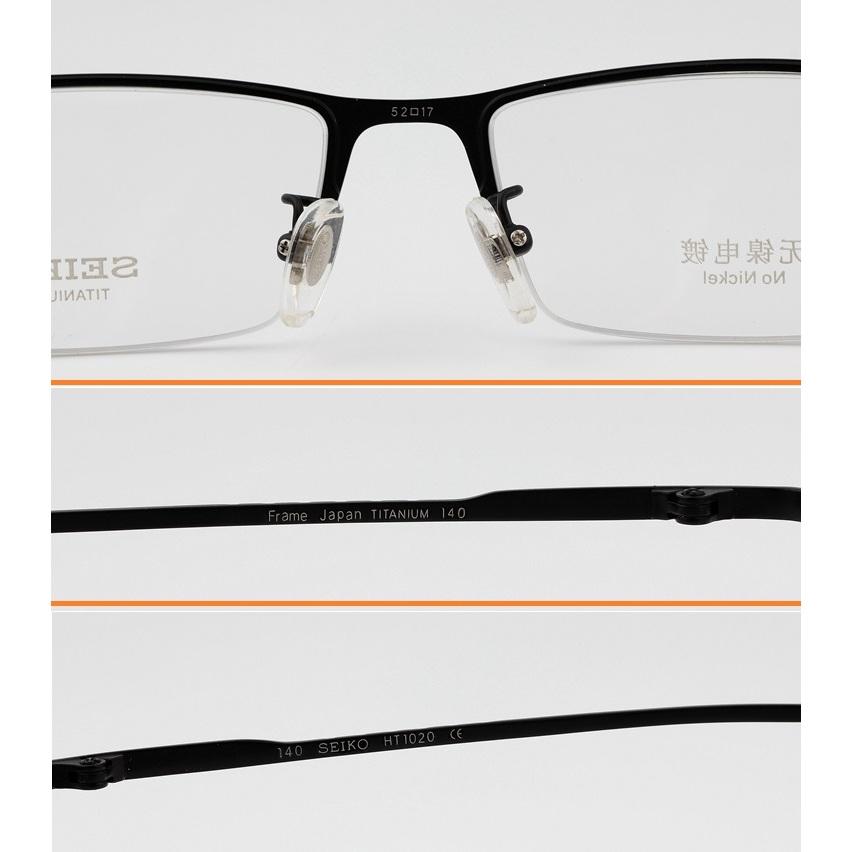【純鈦】日本 SEIKO 超輕商務男款近視眼鏡 半框鈦鏡架 8克 防過敏 鏡框-細節圖9