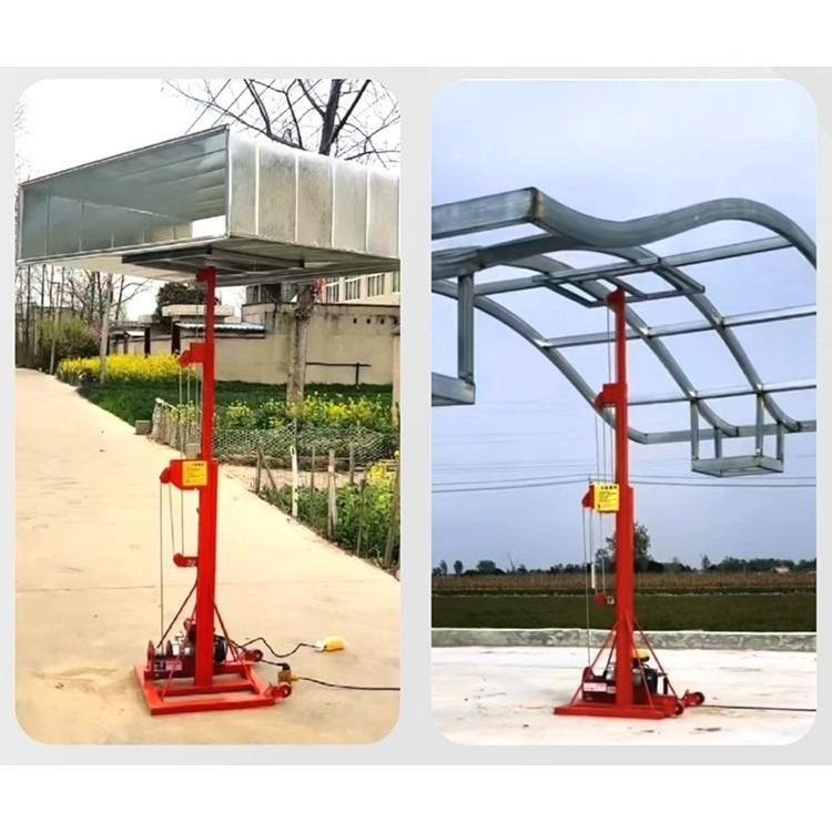 【高雄現貨】鐵捲門電動升降機 冷氣 雨棚舉升機 玻璃 小型舉升機 管道升高 提升 110V/220V 電機可選 高空作業-細節圖7