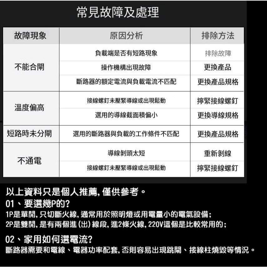 【現貨】 原廠正泰C型NXB系列 空氣開關 空開斷路器 過載保護 家用1P 2P 單向 小型斷路器 充電樁 無熔絲可參考-細節圖8