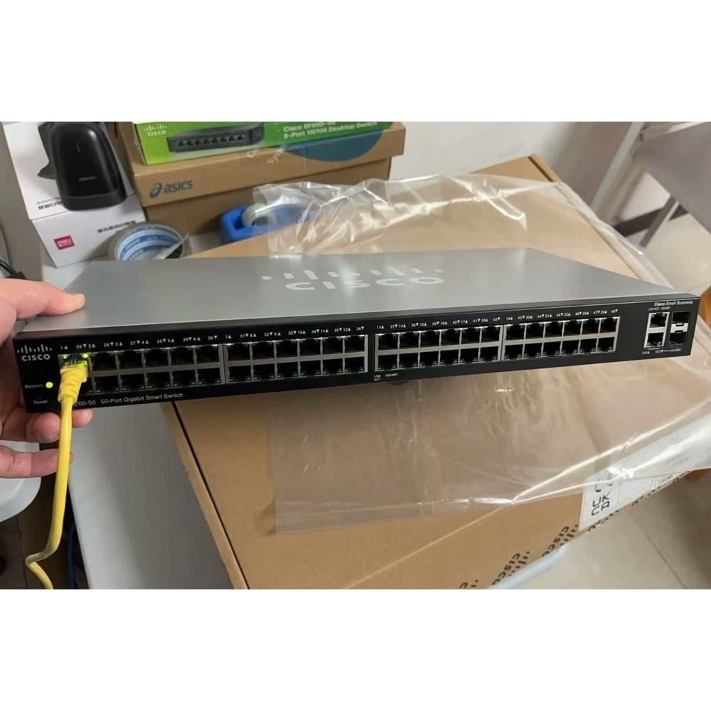 【現貨】思科 SG200-50 企業級路由器 48口 Gigabit  二層可網管交換機  CISCO SLM2048T-細節圖7