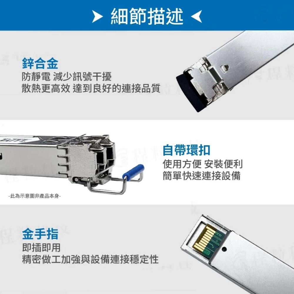 【光纖】全新 SFP-GE-LX 光纖模塊 20KM/1310/1550nm 1.25G LC接口 GBIC 單模單芯-細節圖4