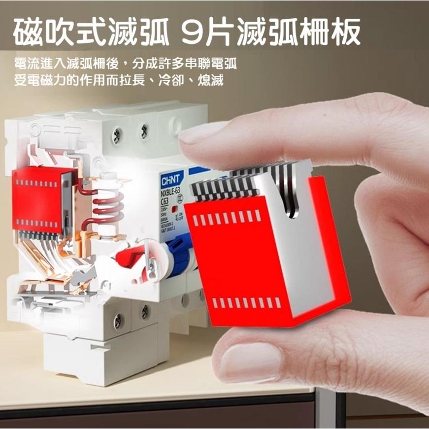 【現貨】 原廠正泰NXBLE系列 空開漏電保護器 過載保護 家用1P 2P 單向 小型漏電斷路器 充電樁 短路保護-細節圖7
