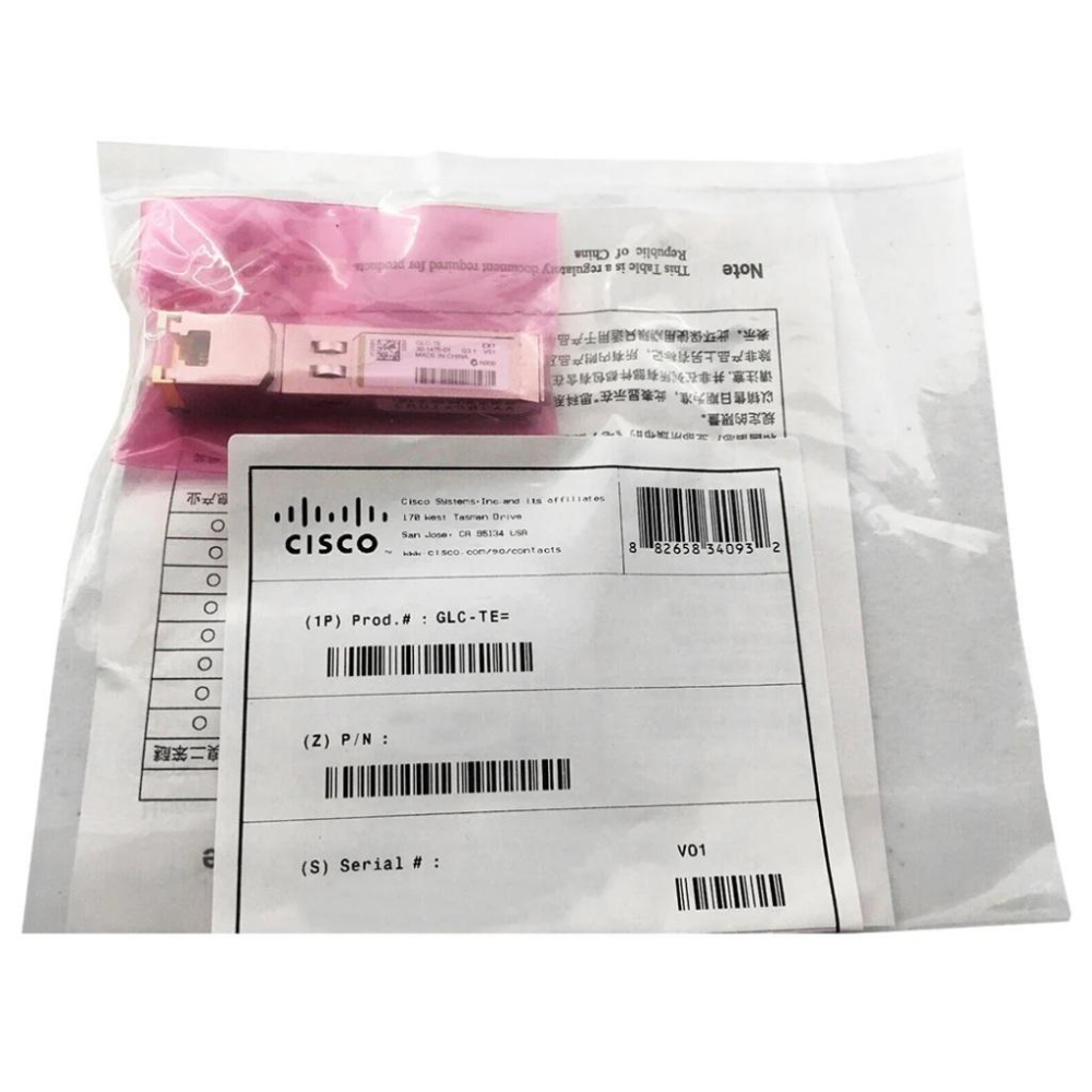 【光纖】Cisco 思科 SFP-GLC-TE 1000BASE-T 光轉電 SFP Copper RJ-45 千兆-細節圖2