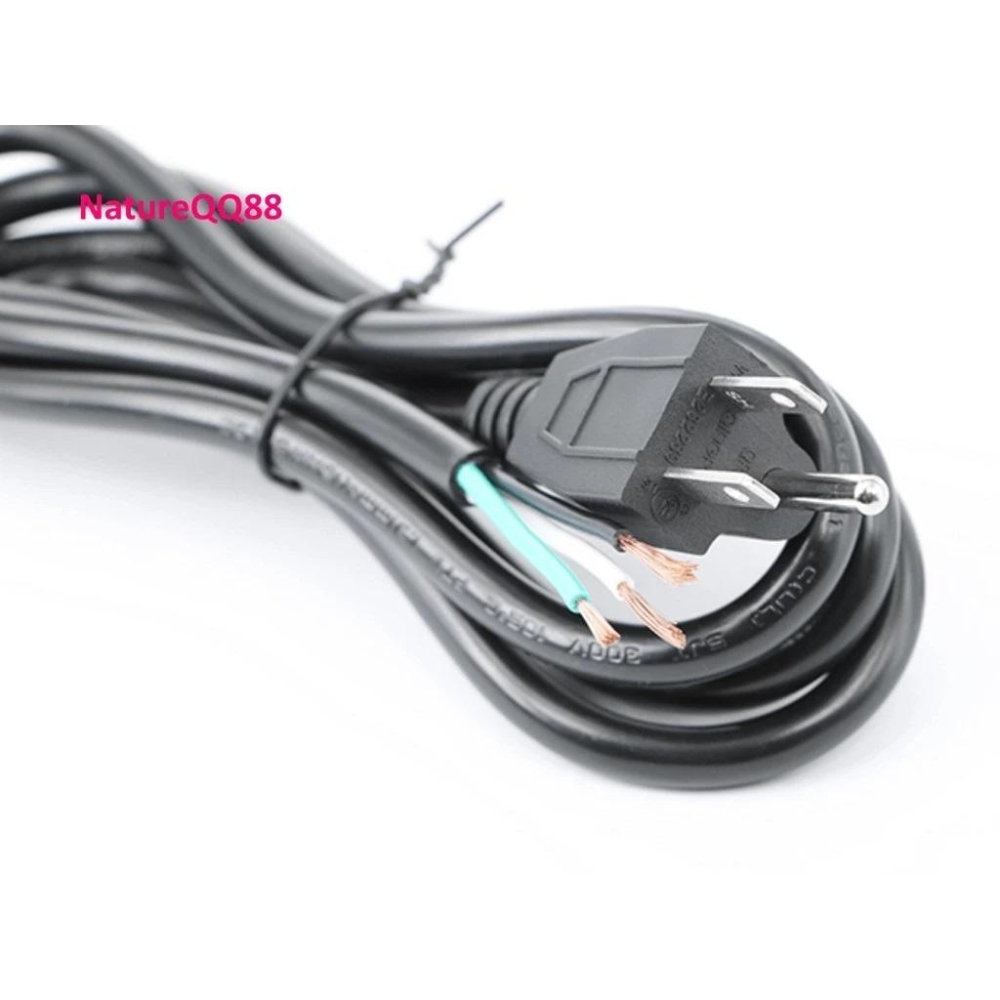 【大量現貨】電源線 美式三插 16AWG 粗線 1.8米 3x1.31mm 16awg 純銅 美規 單公頭 3芯 6尺-細節圖3