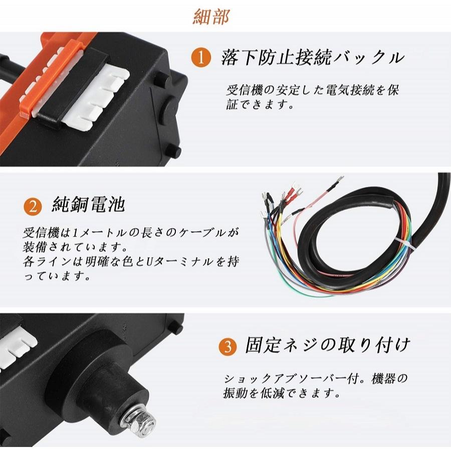 【台灣禹鼎】無線天車遙控器 F21-E1 急停按鈕 蘑菇頭 小手柄 起重機工業無線控制器 吊車遙控器 2發1收-細節圖6