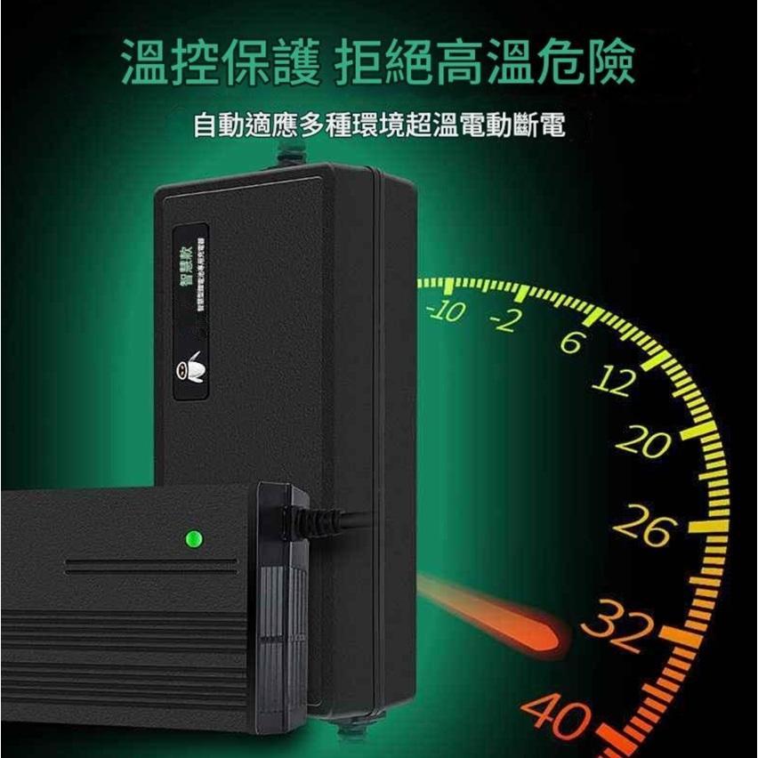 【鐵鋰電池專用】電動車充電器 48V（58.4V） 3.2AH 通用 智能脈衝 雙重定時 散熱風扇 現貨供應-細節圖5