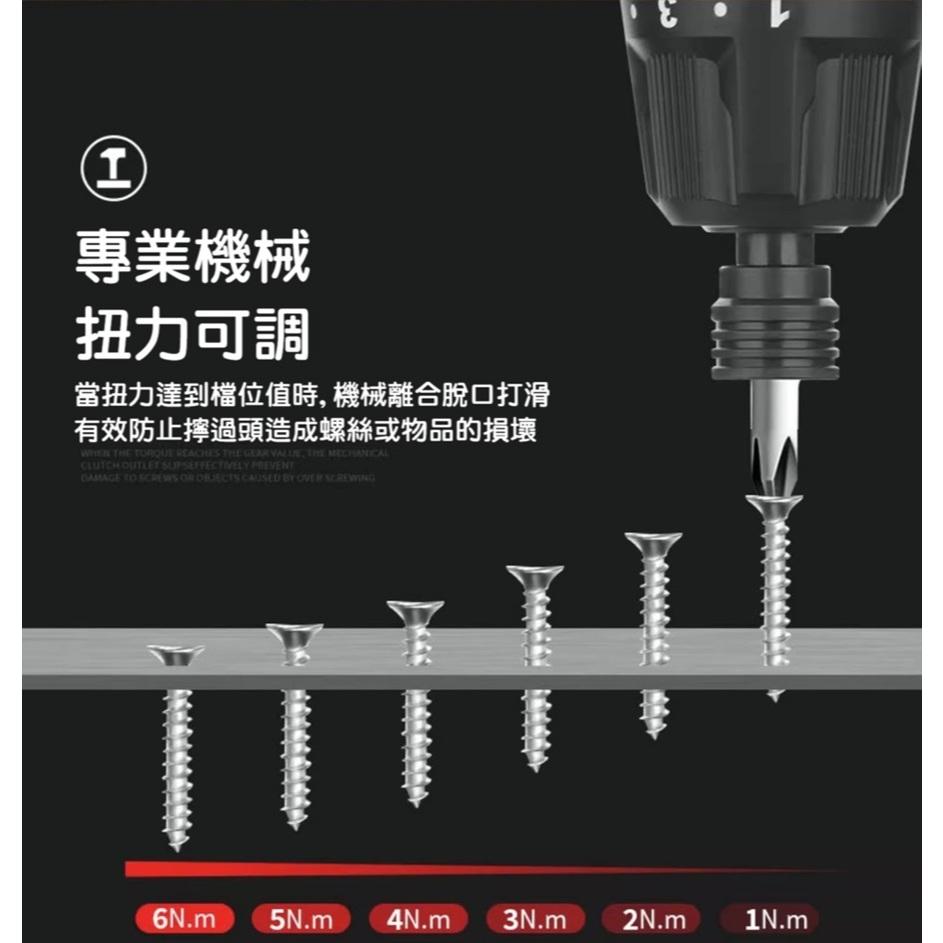 【現貨】綠林 電動螺絲起子 6段扭力調節 4V 迷你電動螺絲刀 電鑽 LED燈 WX242可參考-細節圖3