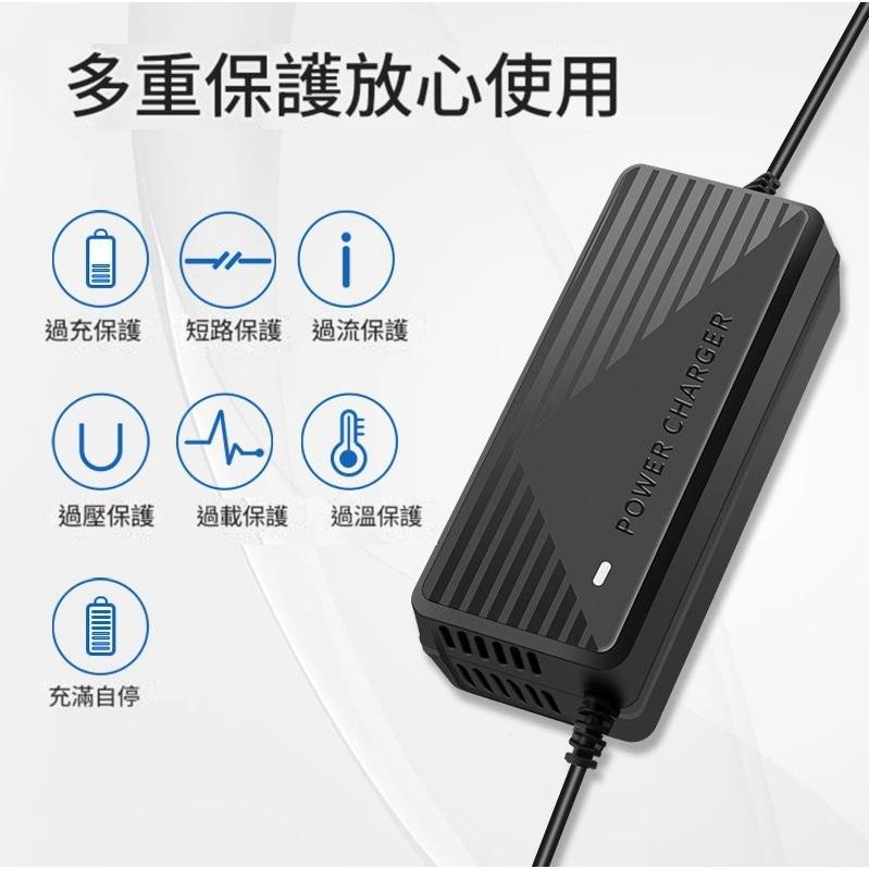 【4串鐵鋰電池專用】電動車充電器 12V（14.6V）5H 通用 智能脈衝 雙重定時 散熱風扇 現貨供應-細節圖2