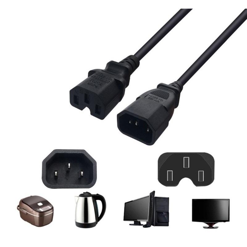 【大量現貨】PDU 伺服器 電源 品字頭 延長線 17awg C14 轉 C15 粗線 1.8米 3x1.0mm 10A-細節圖3
