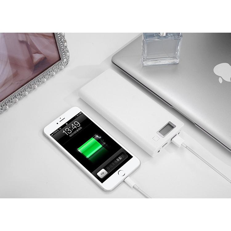 【現貨出清】新版 8節行動電源盒 液晶顯示 18650鋰電池 可當充電器 DIY套件 免焊行動電源盒-細節圖8