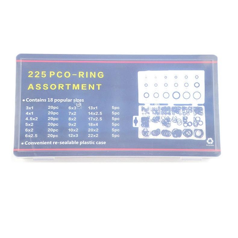 【現貨】丁腈橡膠O型圈 密封圈 225個 O-ring油封墊圈組 黑色 O型油環 油封 丁腈NBR 防水 耐腐蝕 耐高溫-細節圖5