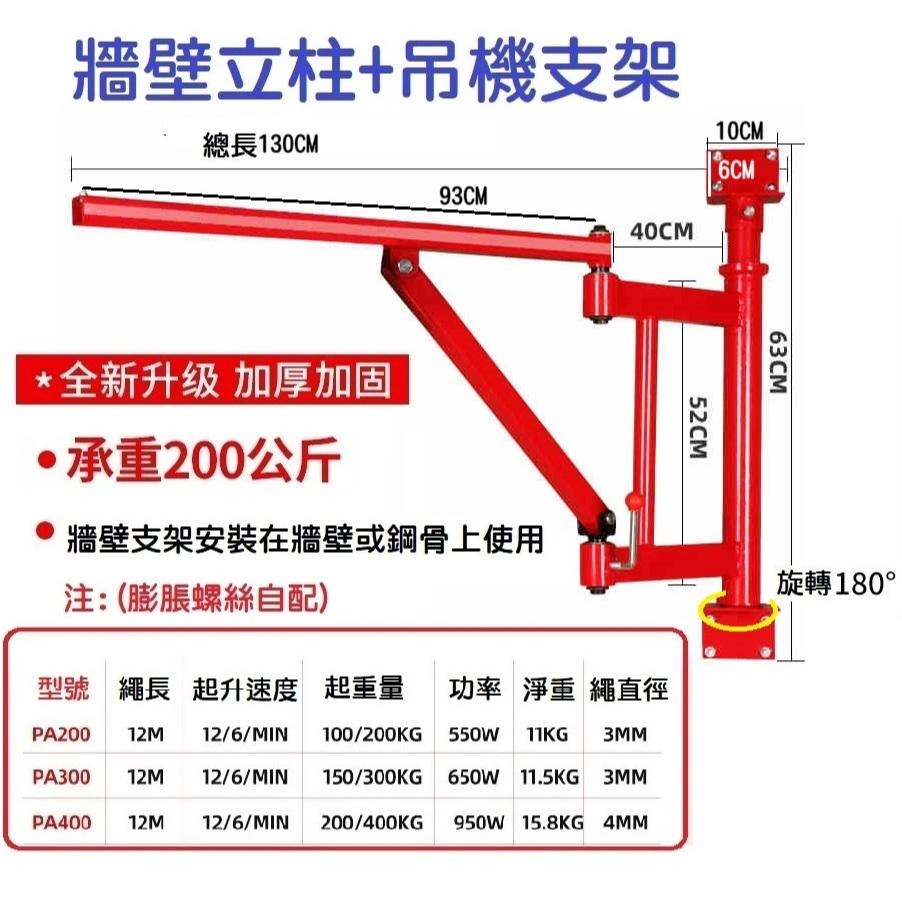 【老公寓救星】新型可360度旋轉吊機 家用小型吊運機 窗戶吊掛搬運 建築吊沙吊磚機 裝修小吊車-細節圖2