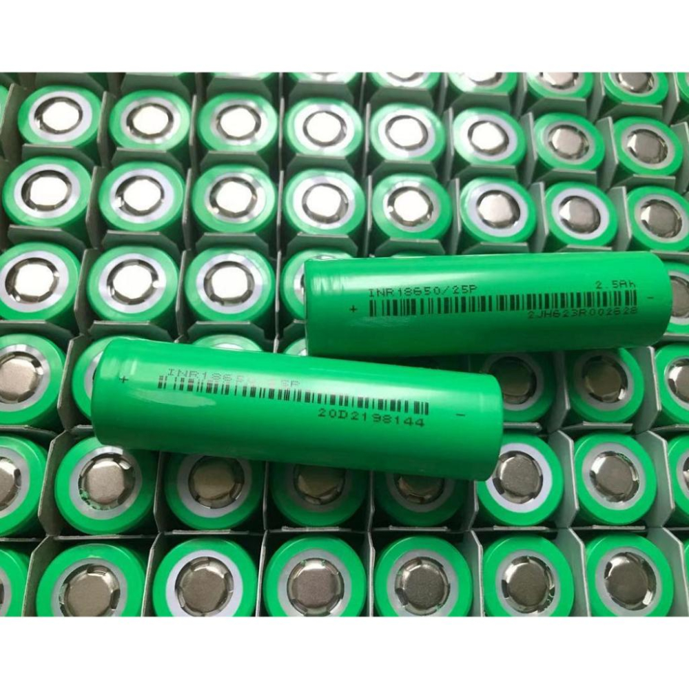 【現貨】全新 EVE 億緯 18650/25P 低內阻 動力鋰電池 3.7V 10C放電 2500mAh 平頭 電動工具-細節圖7