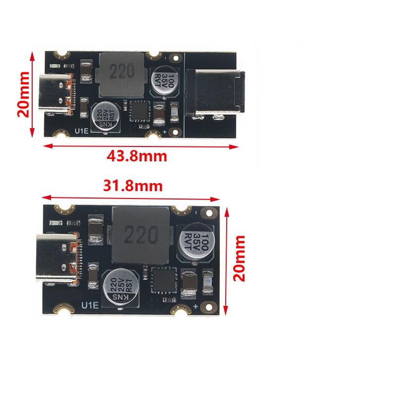 【現貨】PD65W快充模組 Type-C接口 全協議充電器模塊 輸入12V～24V 輸出3.3V～21V PD QC-細節圖7