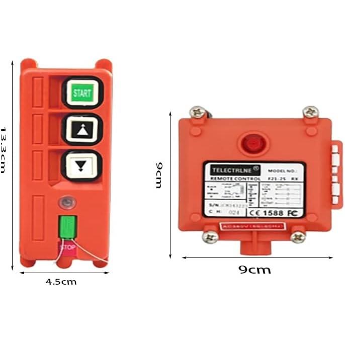 【台灣禹鼎】車用尾門遙控器 F21-2S 天車 尾門 吊車 遙控器 電梯 貨車 拖吊車 連結車 大貨車 2點-細節圖8