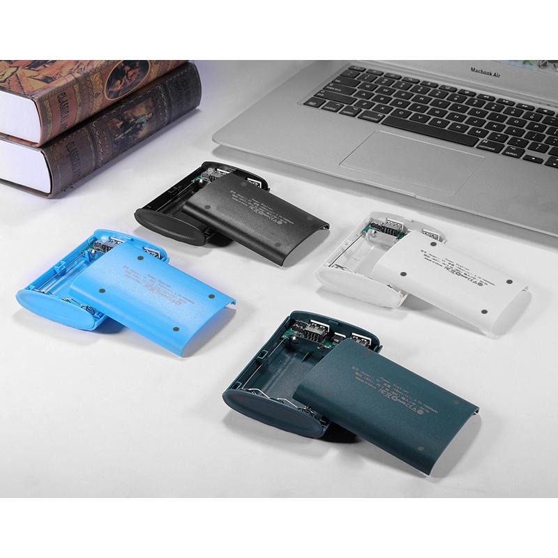 【現貨出清】新版 2節 3節行動電源盒 燈號顯示 18650鋰電池 可當充電器 DIY套件 免焊行動電源盒 5節-細節圖6