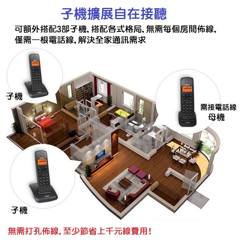 【全新現貨】Uniden友利電 3301 子母機 低幅射 大字鍵‧數位無線電話 數位DECT 可擴充-細節圖5