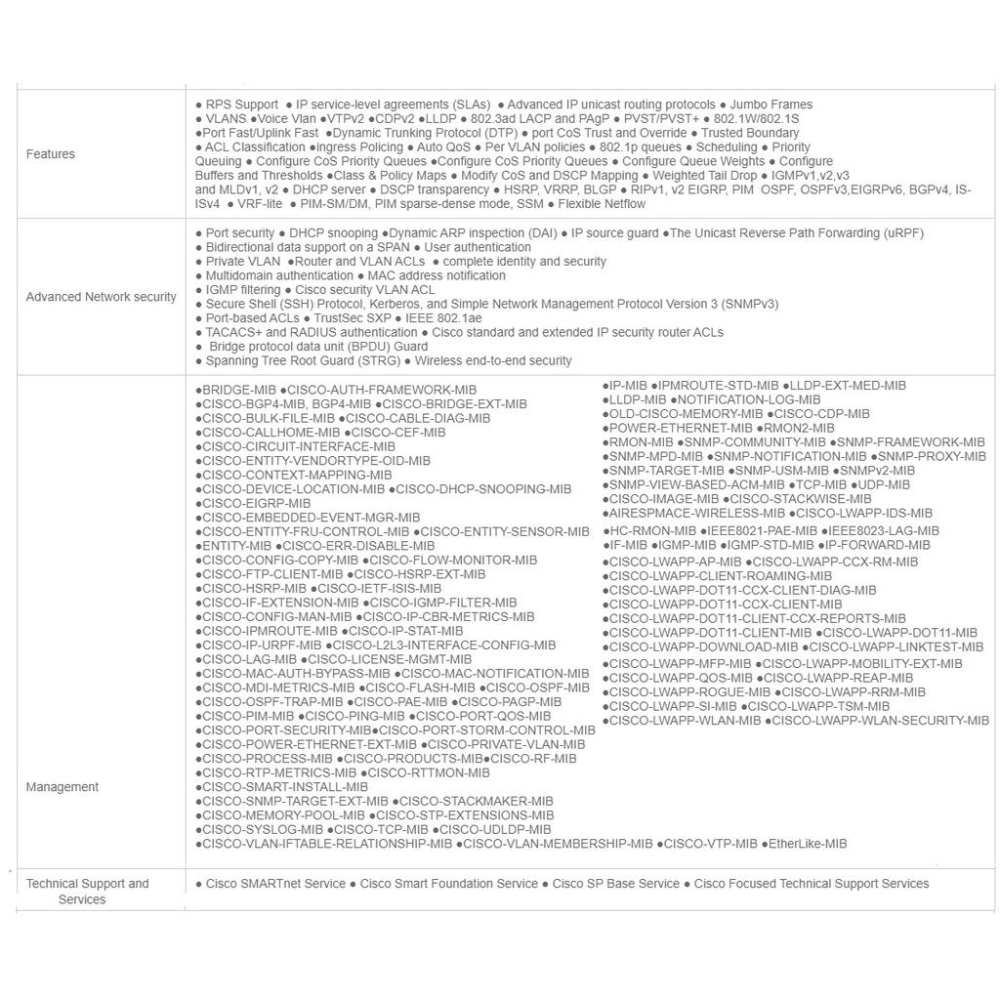 【全新原裝】思科 Cisco WS-C3850-48T-S 單電源 支持獨立式和堆疊式 交換機 三層 Switch-細節圖7