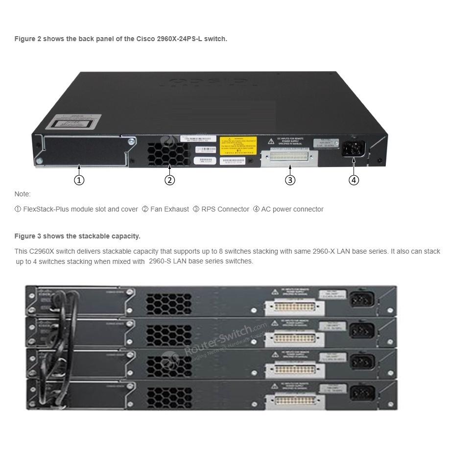 【全新現貨】思科 Cisco WS-C2960X-24PS-L 網路交換器 4xSFP 網管 L2 POE Switch-細節圖3