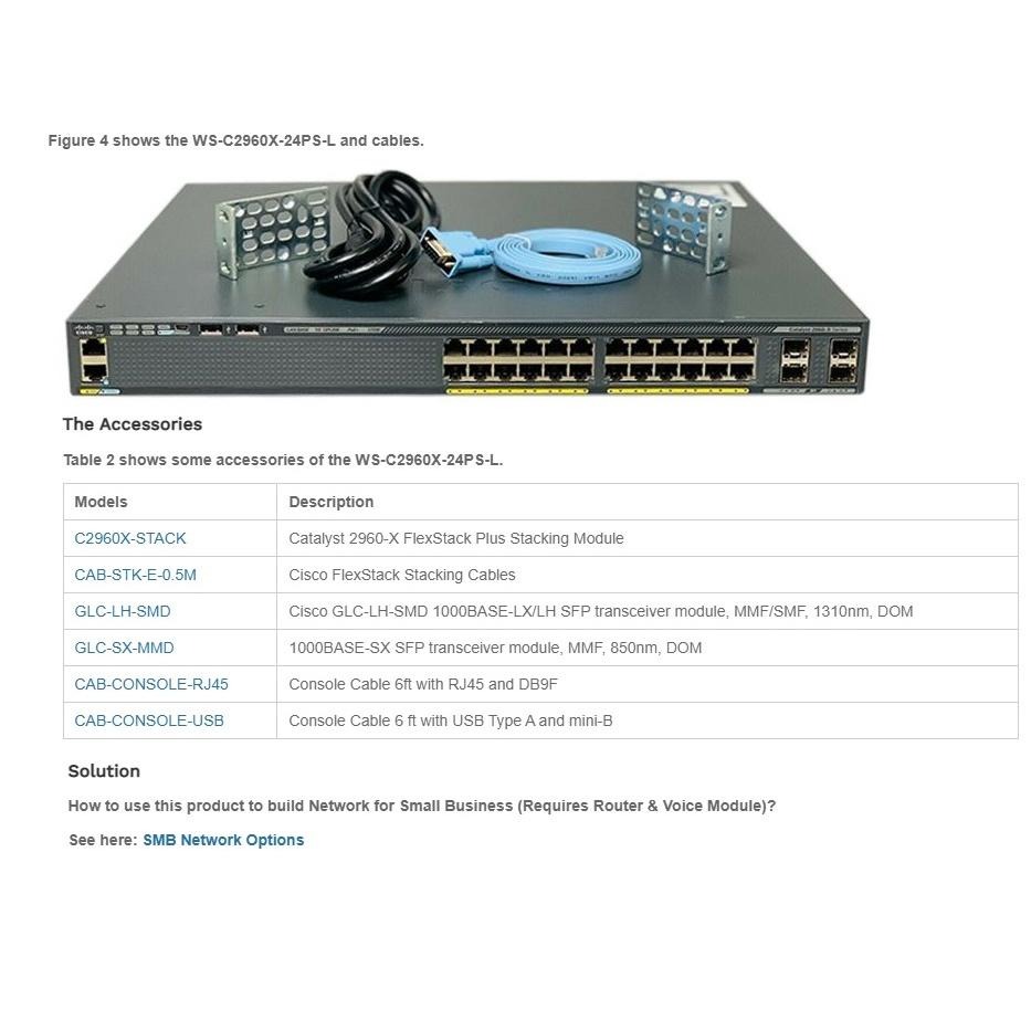 【全新現貨】思科 Cisco WS-C2960X-24PS-L 網路交換器 4xSFP 網管 L2 POE Switch-細節圖4